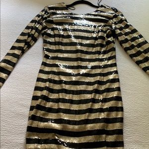 Glitter evening dress